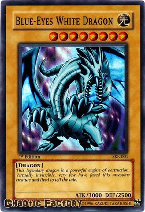 Blue eyes white dragon ske-001 - Find many great new & used options and get the best deals for Yugioh! Blue-Eyes White Dragon SKE-001 RARE Holo at the best online prices at eBay! Free shipping for many products!